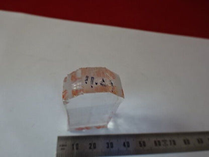 RARE COLLECTABLE Q FACTOR SLAB SYNTHETIC QUARTZ CRYSTAL FREQUENCY CONTROL W8-B22