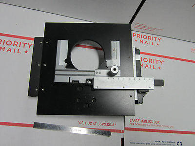 MICROSCOPE PART ZEISS GERMANY iii STAGE MICROMETER WAFER INSPECTION AS IS BIN#27