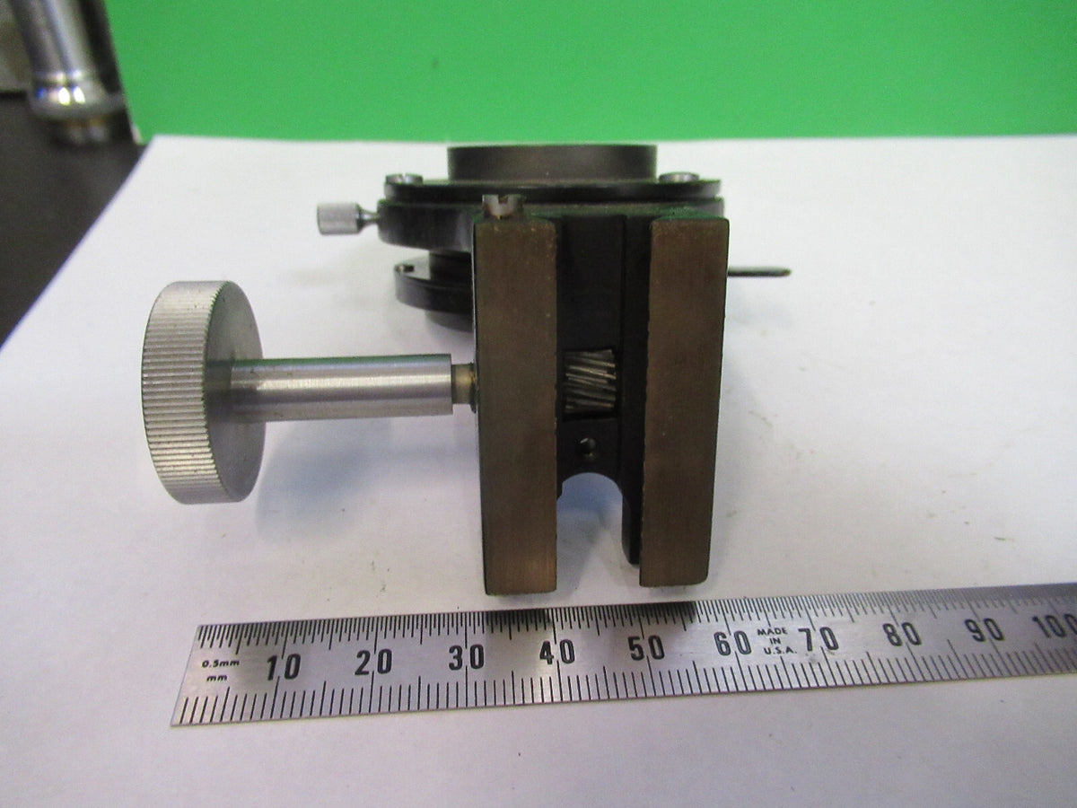 Bausch & Lomb Condenser + Iris Antique Microscope Part Optics