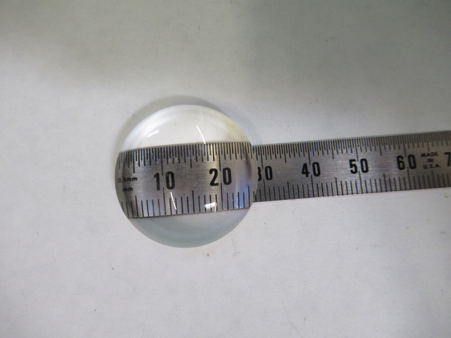 OPTICAL BI CONVEX LENS LASER OPTICS AS PICTURED X7-A-12
