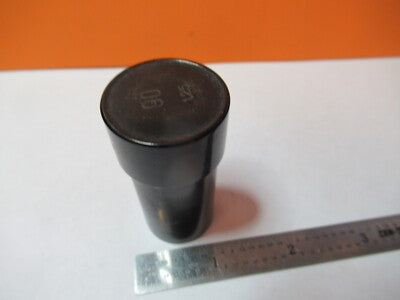 ANTIQUE BRASS EMPTY OBJECTIVE CAN CARL ZEISS MICROSCOPE PART AS PIC &7B-B-107