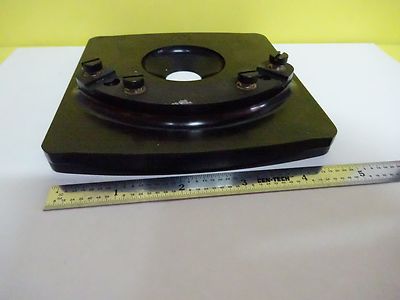 Microscope Part Vintage American Optical Co. Stage Table American Optics