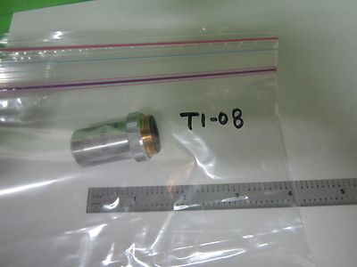 MICROSCOPE PART OBJECTIVE LEITZ GERMANY L 20X INFINITY OPTICS AS IS T1-08