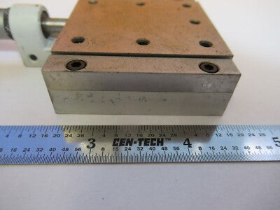LINE TOOL POSITIONING STAGE MODEL E MICROMETER SCREW AS PICTURED &FT-1-A-46