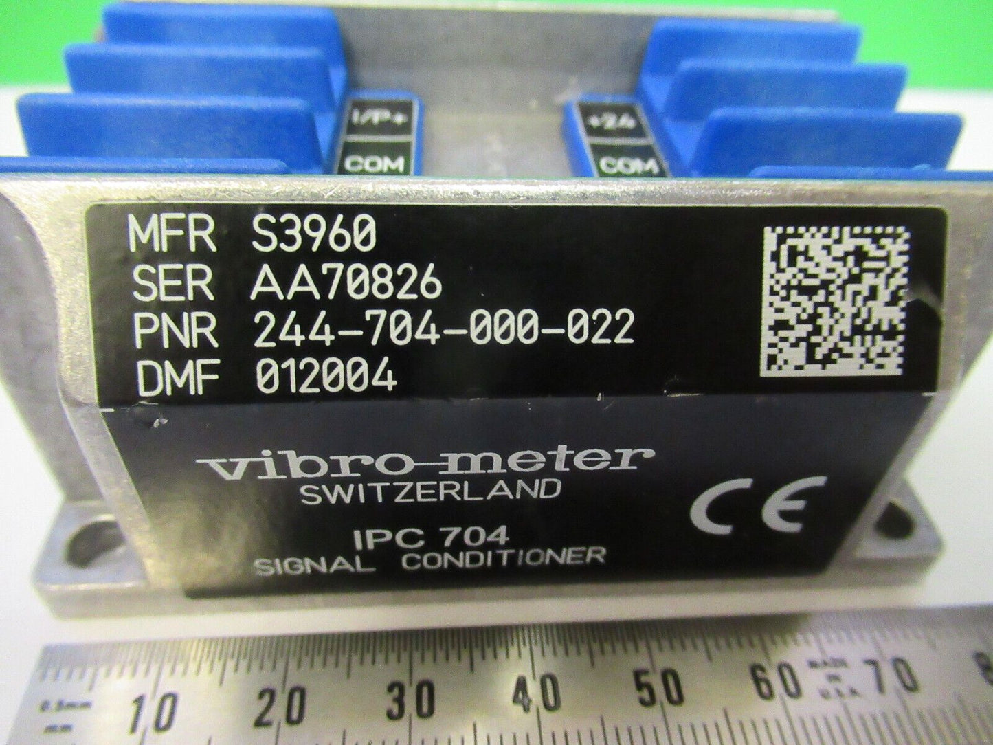 MEGGITT VIBRO-METER IPC704 244-704-000-022 AMP MODULE for ACCEL 5-B-18