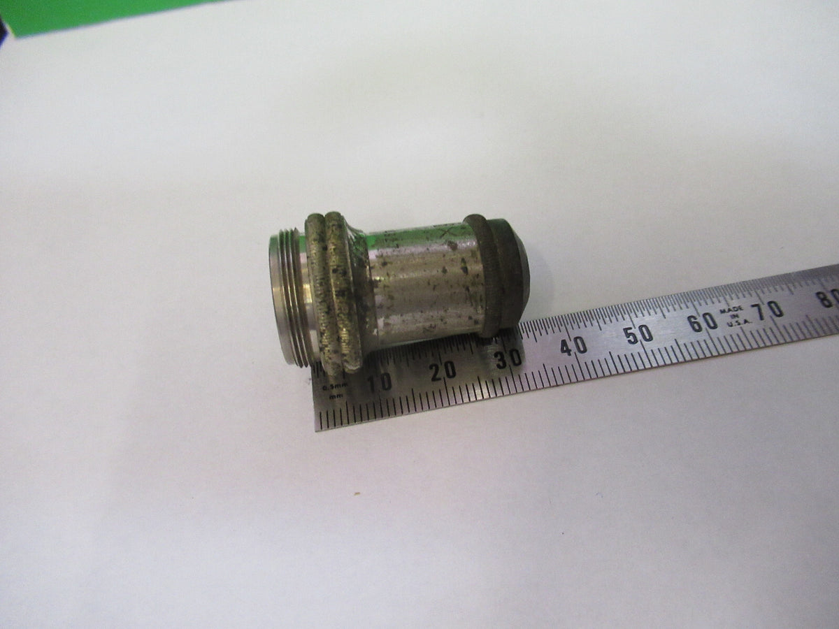 Olympus Objective Antique Lens 6X Plan Optics Microscope Part AS Pictur