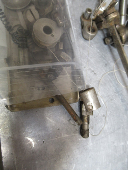 SINGER SEWING MACHINE PARTS FIXTURES PLATES ASSEMBLY AS IS AS PICTURED T8-B-49
