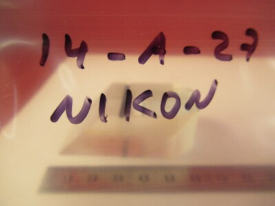 Nikon Japan Glass Prism Head Microscope Part Optics