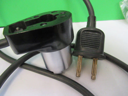 VINTAGE carl zeiss germany lamp holder cable MICROSCOPE PART AS PICTURED Z6-A-27