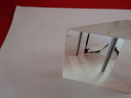 Microscope Part Nikon Japan Glass Prism [chipped] Optics