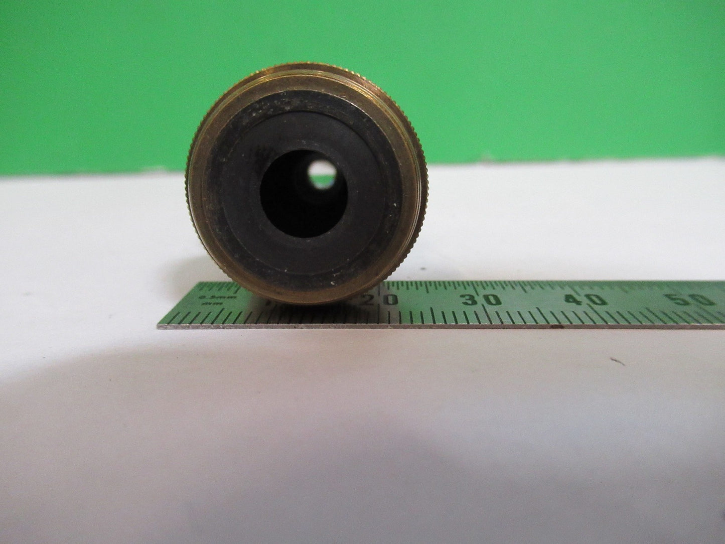 ANTIQUE BRASS REICHERT AUSTRIA OBJECTIVE MICROSCOPE PART AS PICTURED T6-A-39
