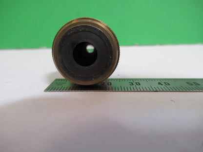 ANTIQUE BRASS REICHERT AUSTRIA OBJECTIVE MICROSCOPE PART AS PICTURED T6-A-39
