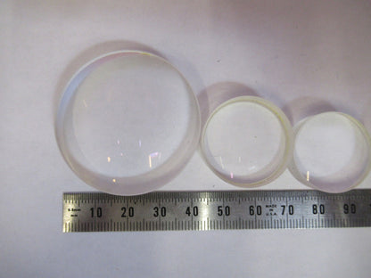 AUS JENA GERMANY LOT GLASS LENSES MICROSCOPE PART AS PICTURED V8-B-61