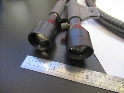 LEITZ FIBER OPTICS ILLUMINA TOOLMAKER MEASURING MICROSCOPE PART AS PIC &A9-A-106