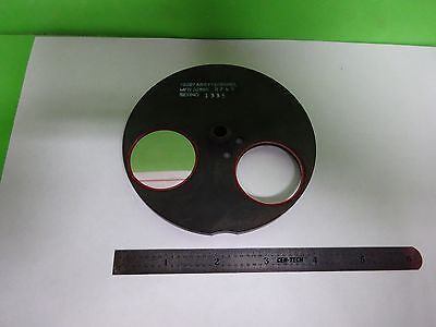 OPTICAL FILTER WHEEL INFRARED / VISIBLE MIL SPEC LASER OPTICS AS IS BIN#72-B-01