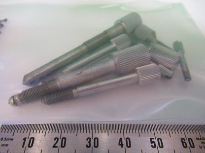 OLYMPUS JAPAN LOT SCREWS MICROSCOPE PART AS PICTURED AS PICTURED T4-B-04