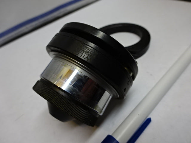 MICROSCOPE PART WILD HEERBRUGG SWISS M11 CONDENSER + IRIS OPTICS AS IS #82-30