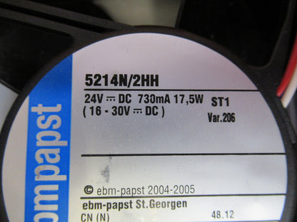 Ebm 24V 5214N/2HH Germany Fan
