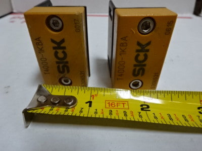 SICK SENSOR 14000-1KBA LOT 2 EA. AS IS #96-90