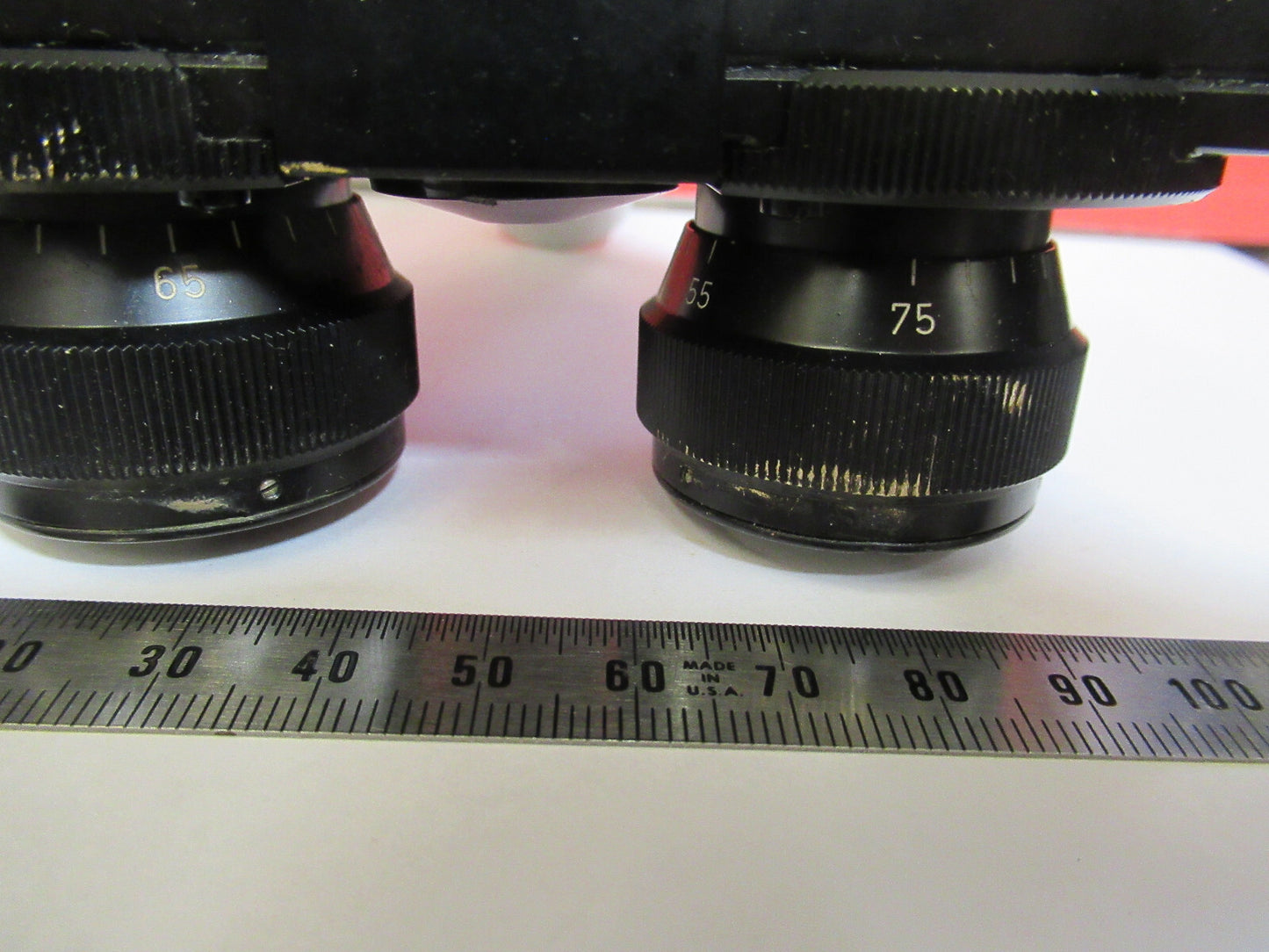 MIKROSKOPTEIL ZEISS DEUTSCHLAND TRINOKULARKOPFOPTIK WIE ABGEBILDET #81-B-18