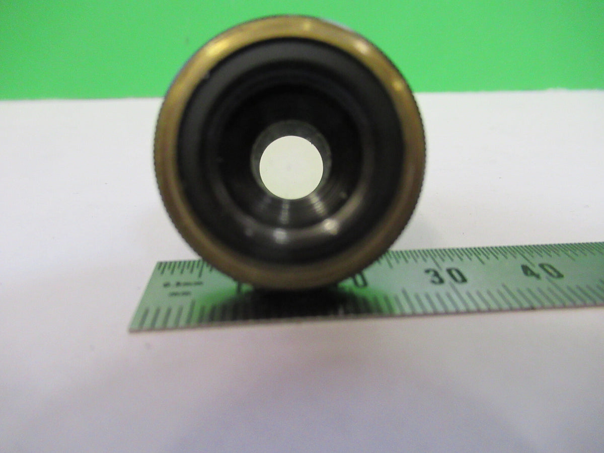 ANTIQUE CARL ZEISS JENA 8X OBJECTIVE MICROSCOPE PART AS PICTURED F3-B-27