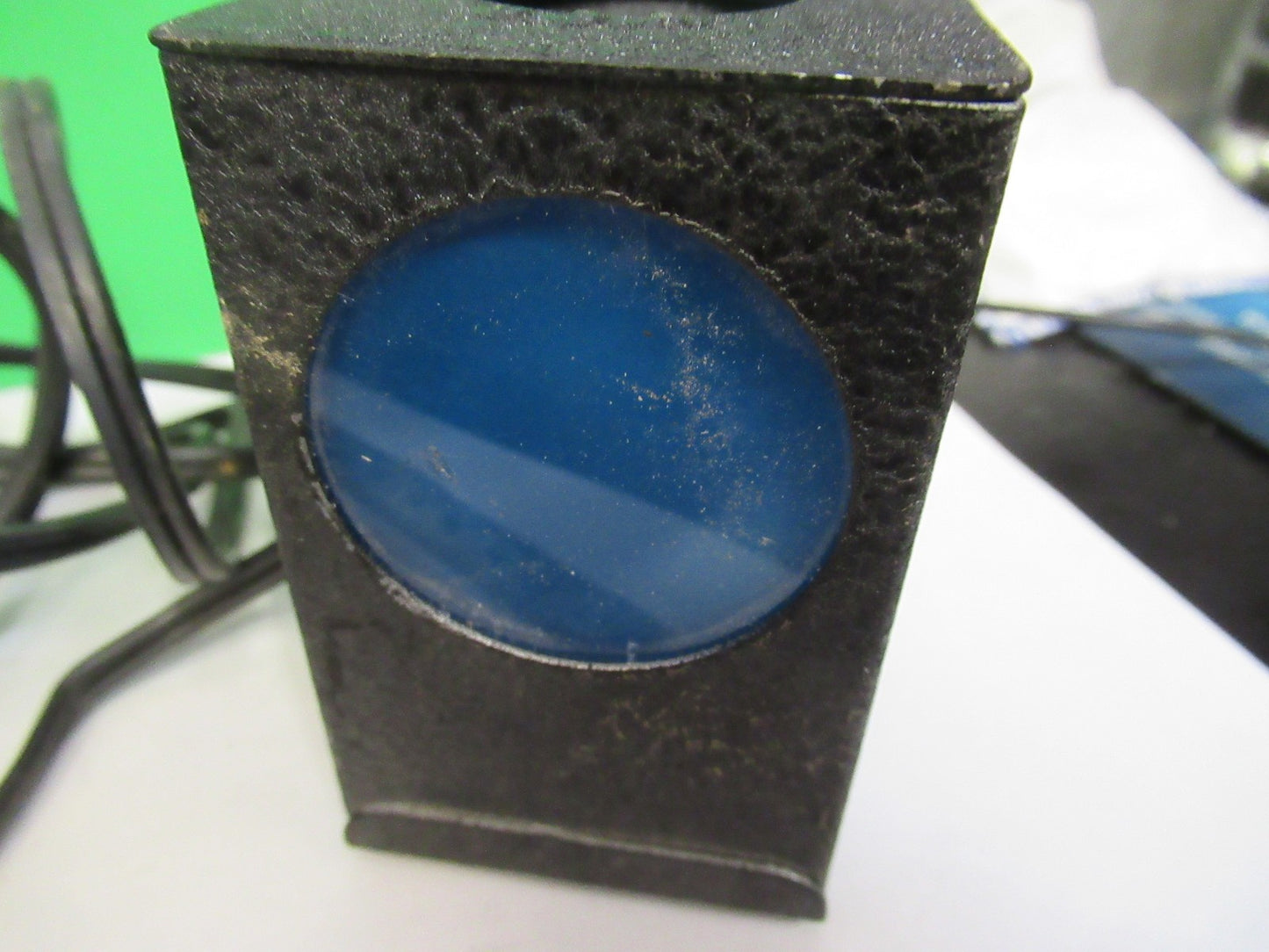 ANTIQUE BRASS AO SPENCER LAMP ASSEMBLY MICROSCOPE PART AS PICTURED V1-A-26