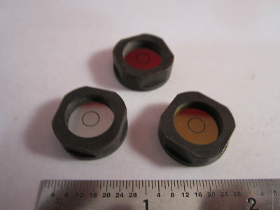 ii Lot 3 Ea Optical Microscope Part Leica Germany Reticle Light Optics