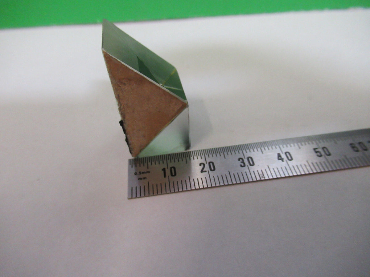 BAUSCH LOMB GLASS PRISM OPTICS MICROSCOPE OPTICAL PART AS PICTURED 98-A-15
