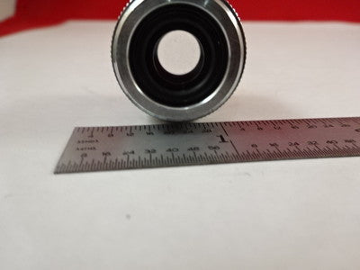 MICROSCOPE PART OBJECTIVE LENS LEITZ GERMANY 3.5X OPTICS AS IS B#N7-F-18