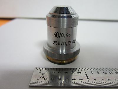 Microscope Part Objective Reichert Austria 40X Optics