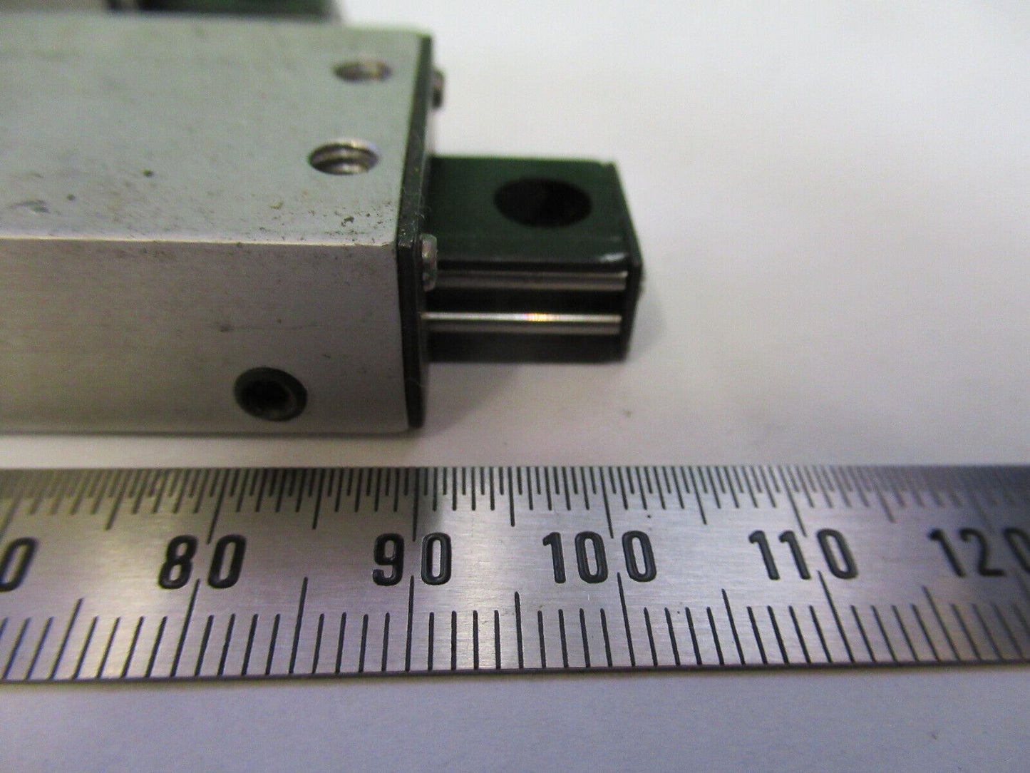 LOT 3 EA DELTRON POSITIONING LINEAR STAGE BALL BEARING AS PICTURED #P8-B-20