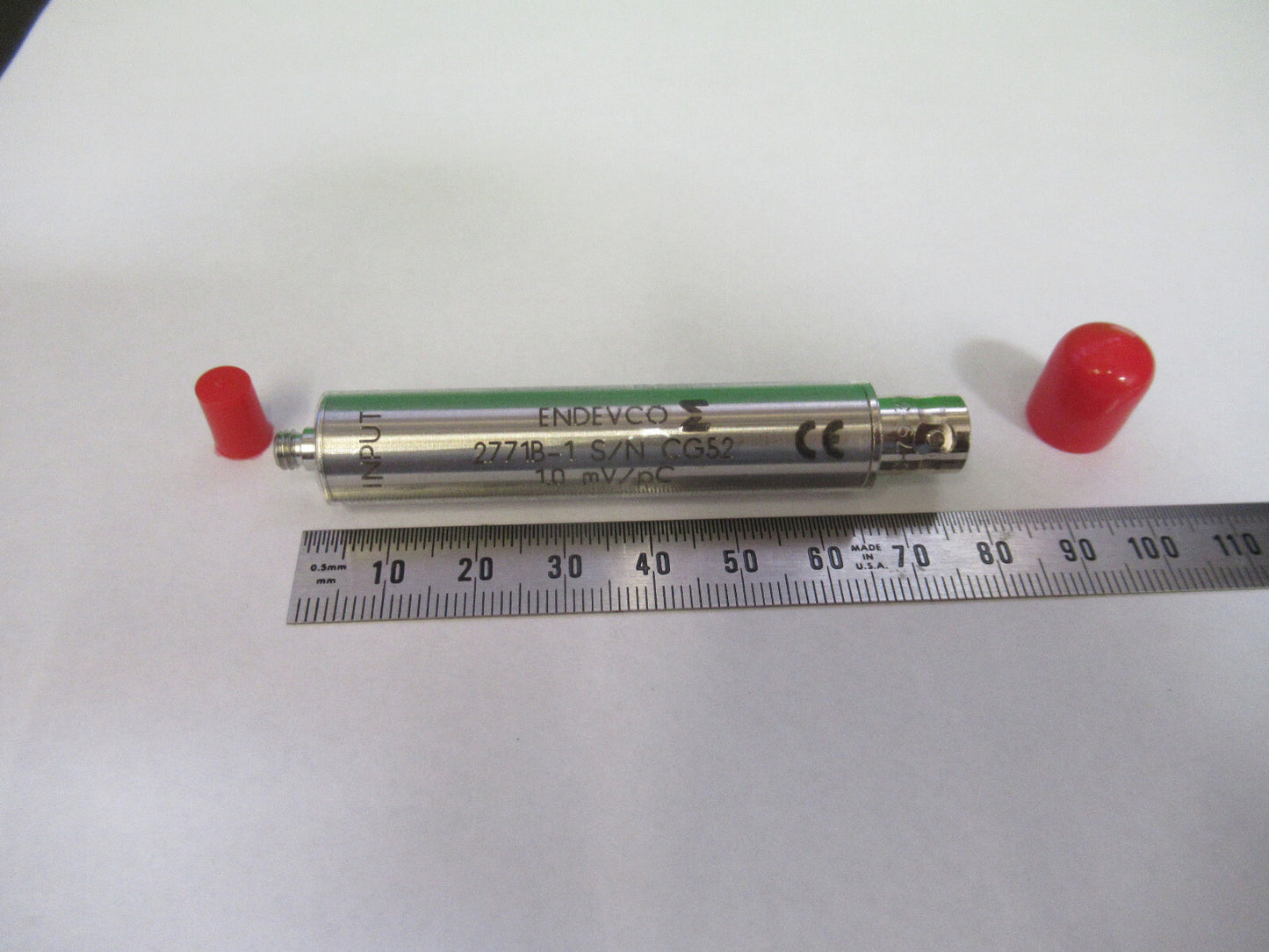 ENDEVCO 2771B-1 AMP for accelerometer VIBRATION SENSOR AS PICTURED &6-DT-W1