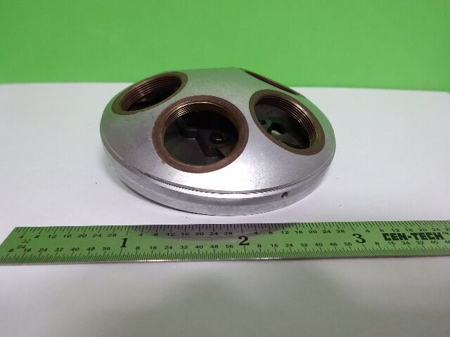 FOR PARTS MICROSCOPE PART LEITZ WETZLAR GERMANY NOSEPIECE AS IS #7B-A-27