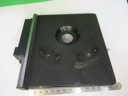 BAUSCH LOMB STAGE XY TABLE WORKS OK  MICROSCOPE PART AS PIC  z7-b-11