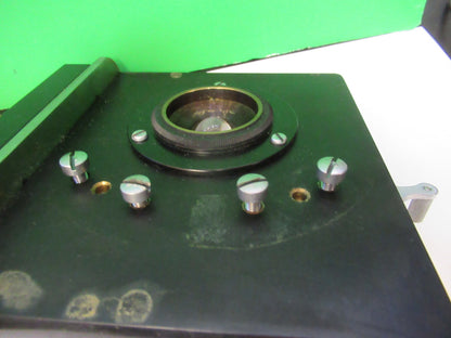 BAUSCH LOMB  STAGE TABLE XY MICROSCOPE PART OPTICS AS PICTURED &F3-B-57