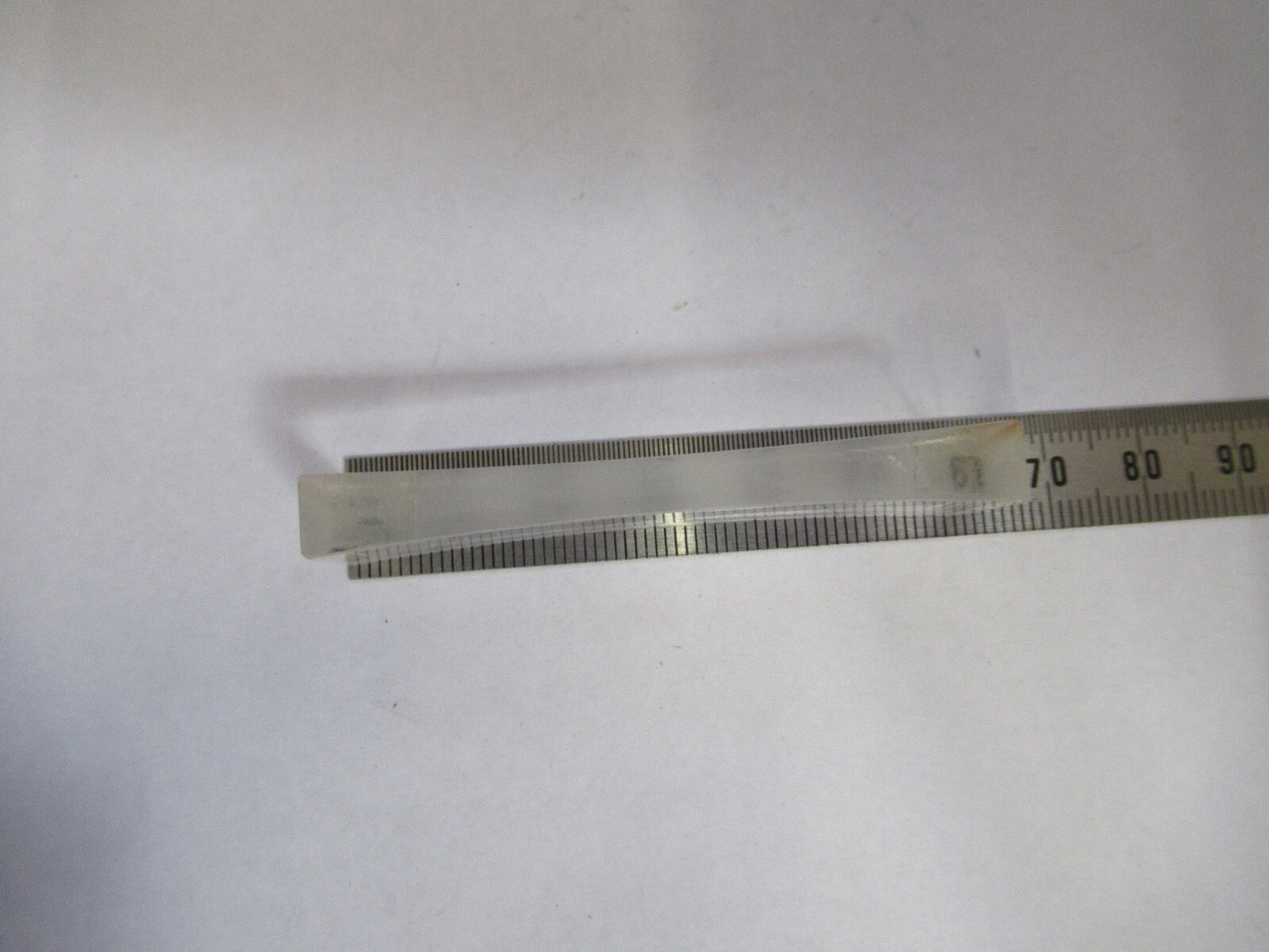 OPTICAL BI CONCAVE Bi-CC GLASS RECTANGULAR LENS OPTICS AS PICTURED 88-a-33