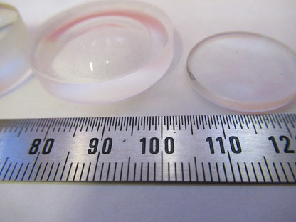 AUS JENA GERMANY LOT GLASS LENSES MICROSCOPE PART AS PICTURED V8-B-60