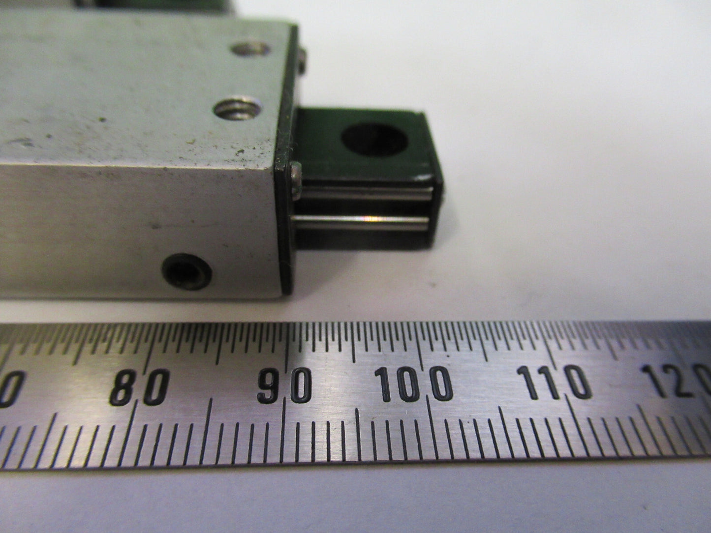 LOT 3 EA DELTRON POSITIONING LINEAR STAGE BALL BEARING AS PICTURED #P8-B-20