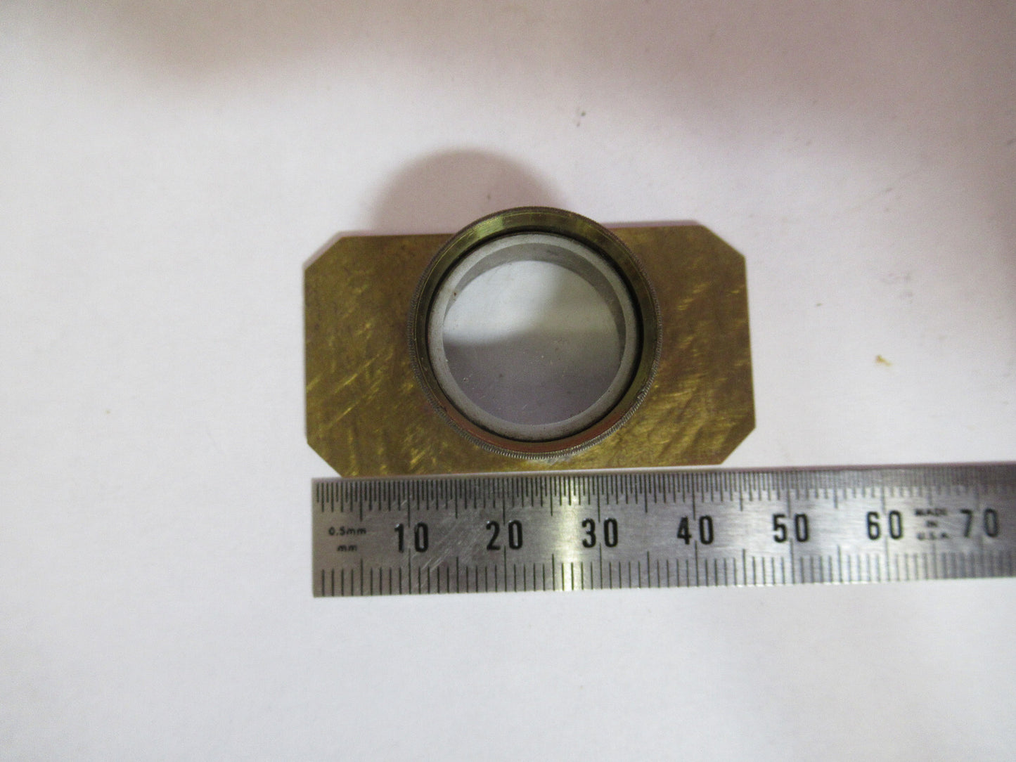 Antique Brass Compressorium Stage London Microscope Part