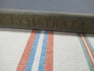 ORIGINAL BOOK PABLO PICASSO LYSISTRATA 1934 SIGNED WITHOUT ETCHINGS AS PICTURED