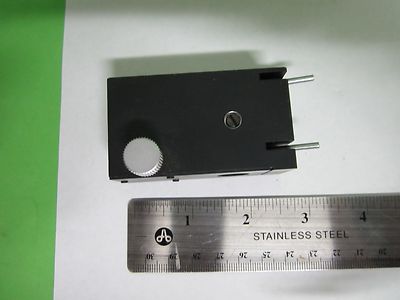 Microscope Part Ernst Leitz Germany Slide Dual Iris Vertical Optics