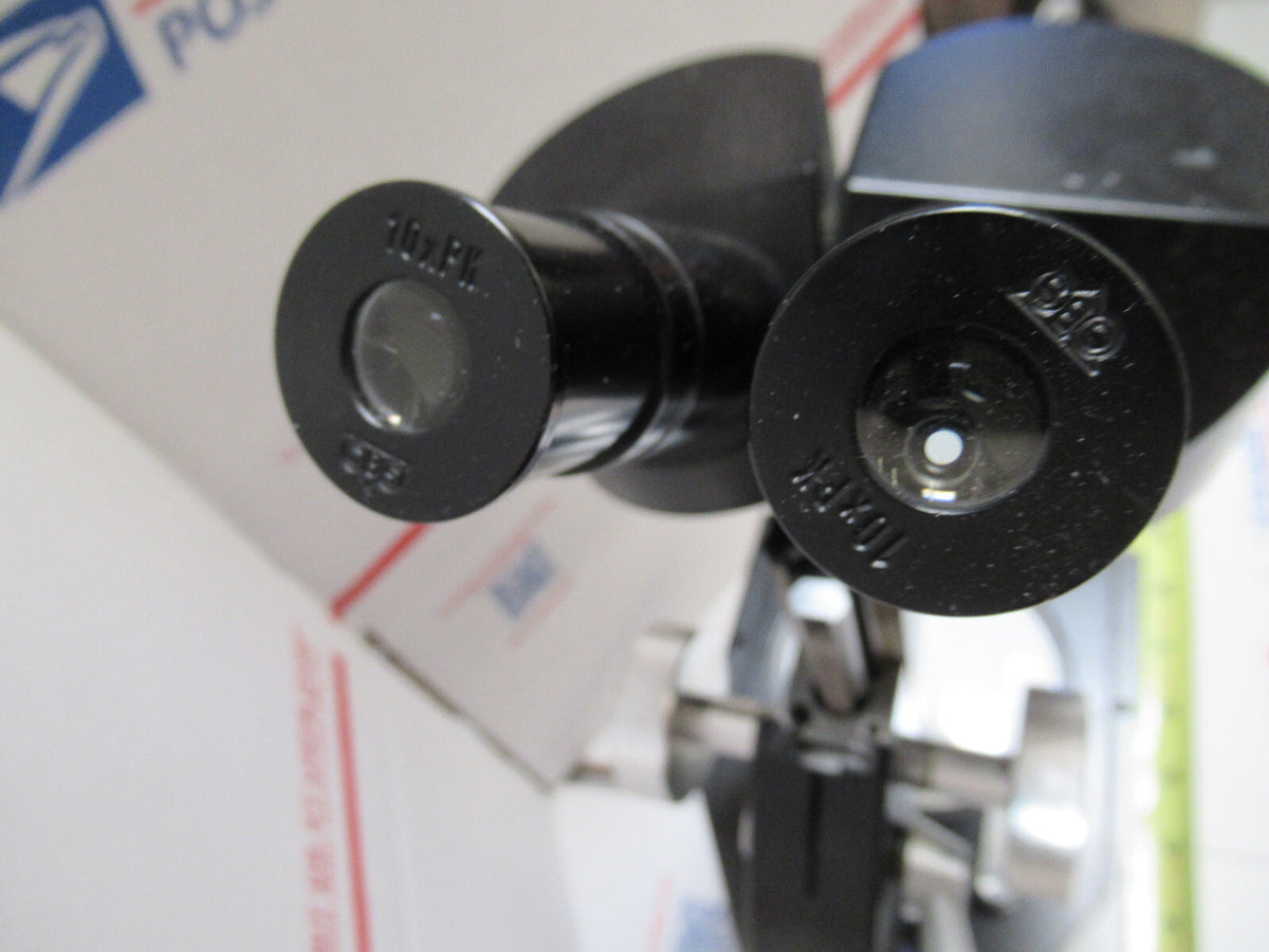 BECK KASSEL VINTAGE GERMANY CBS STEREO OPTICS MICROSCOPE AS PICTURED LOB