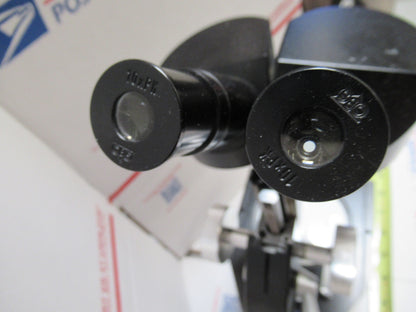 BECK KASSEL VINTAGE GERMANY CBS STEREO OPTICS MICROSCOPE AS PICTURED LOB