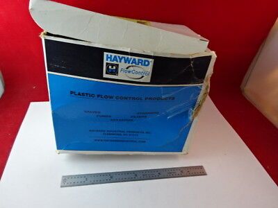 HAYWARD PLASTIC VALVE 1" PVC EPDM TB1100STE BALL VALVE  AS IS #F3-A-10