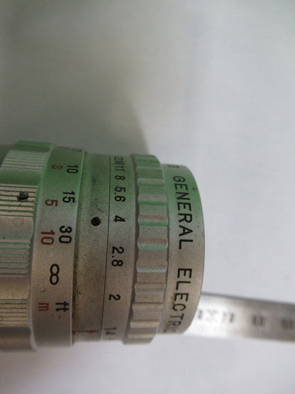 CAMERA LENS GENERAL ELECTRIC 25mm USA  AS PICTURED Q7-A-71