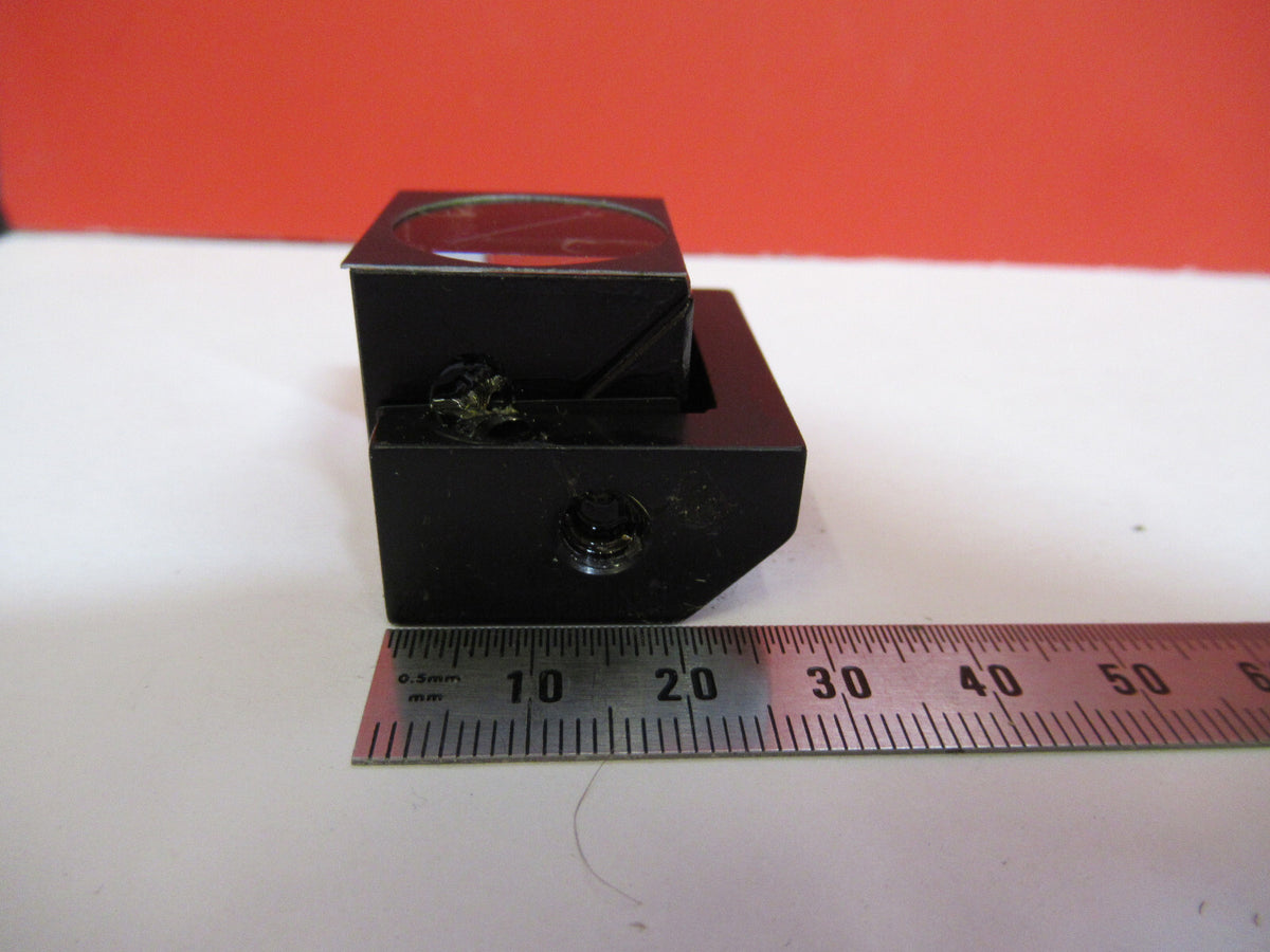 ANTIQUE BAUSCH POL PRISM ASSEMBLY OPTICS MICROSCOPE PART AS PICTURED Y5-A-12