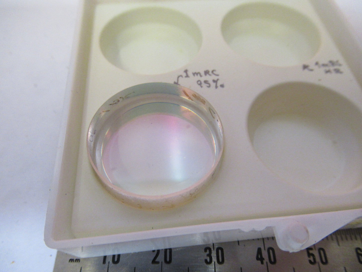 OPTICAL ex-NASA COATED LENS PRO LASER OPTICS AS PICTURED Y4-A-102