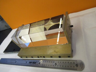 Leica Ernst Leitz Germany Slide Glass Prism Microscope Part AS Pic