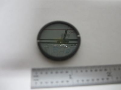 MICROSCOPE PART POLARIZER POL ANALYZER [burnt spot]  OPTICS BIN#P5-32