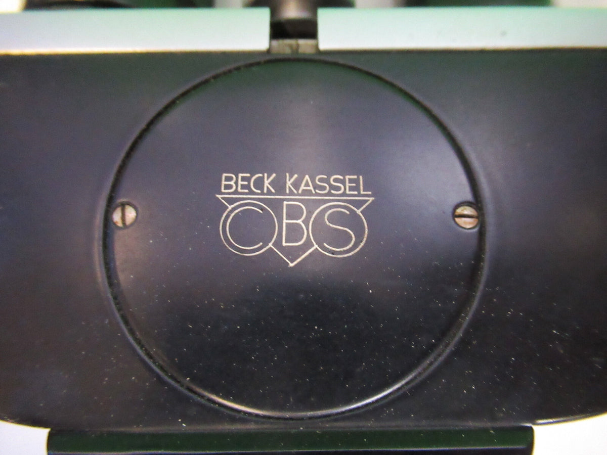 BECK KASSEL CBS GERMANY BINOCULAR HEAD MICROSCOPE PART AS PICTURED G8-A-03